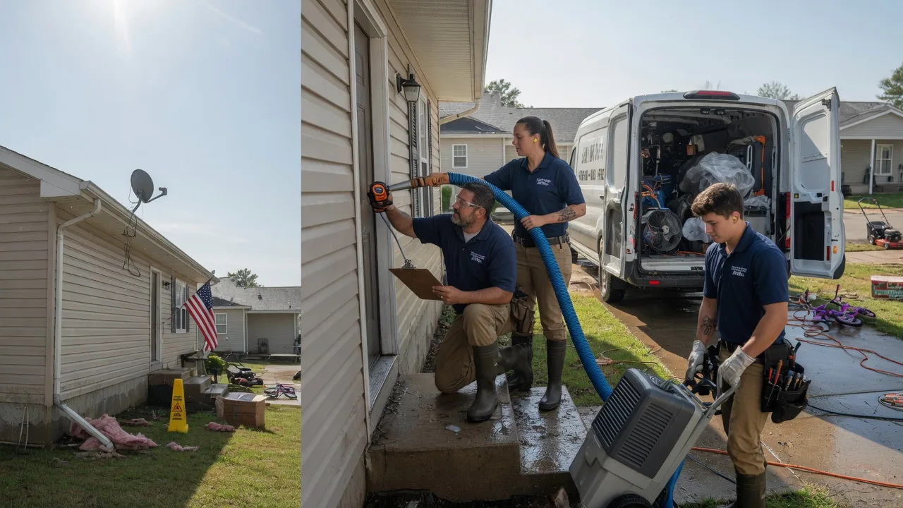 Ceiling Water Damage Restoration in Whick, KY near me